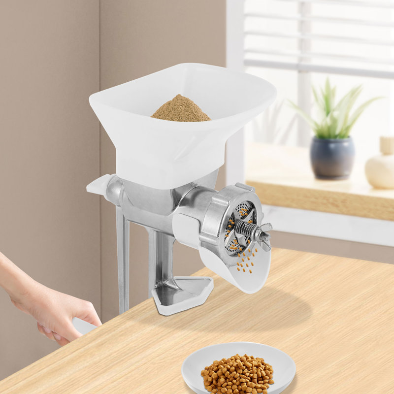Aluminum Alloy Hand Crank Pellet Maker for Pet Food, Livestock & Poultry Feed