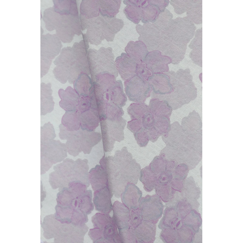 Trois Fleurs Luxury Throw Pillow, Square 22"