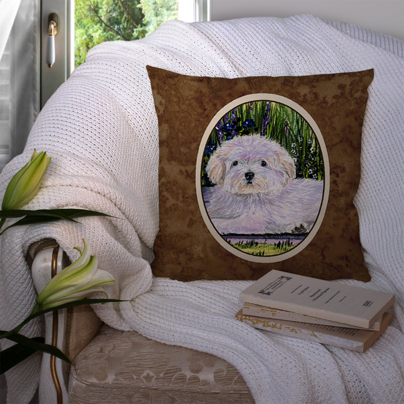 Coussin décoratif intérieur / extérieur Coton De Tulear