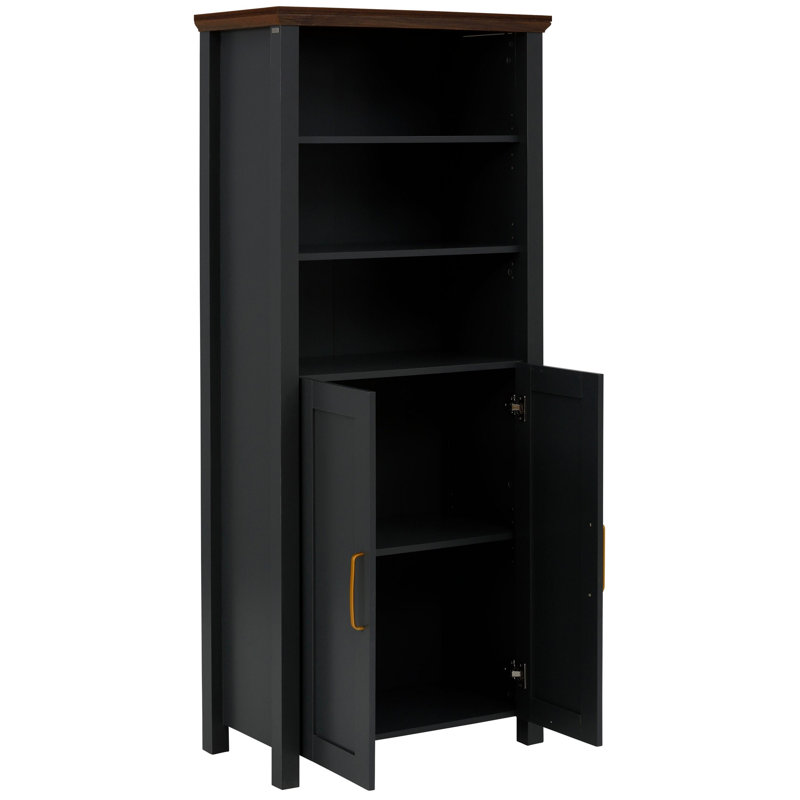 Harcrest 175cm H x 75cm W Standard Bookcase