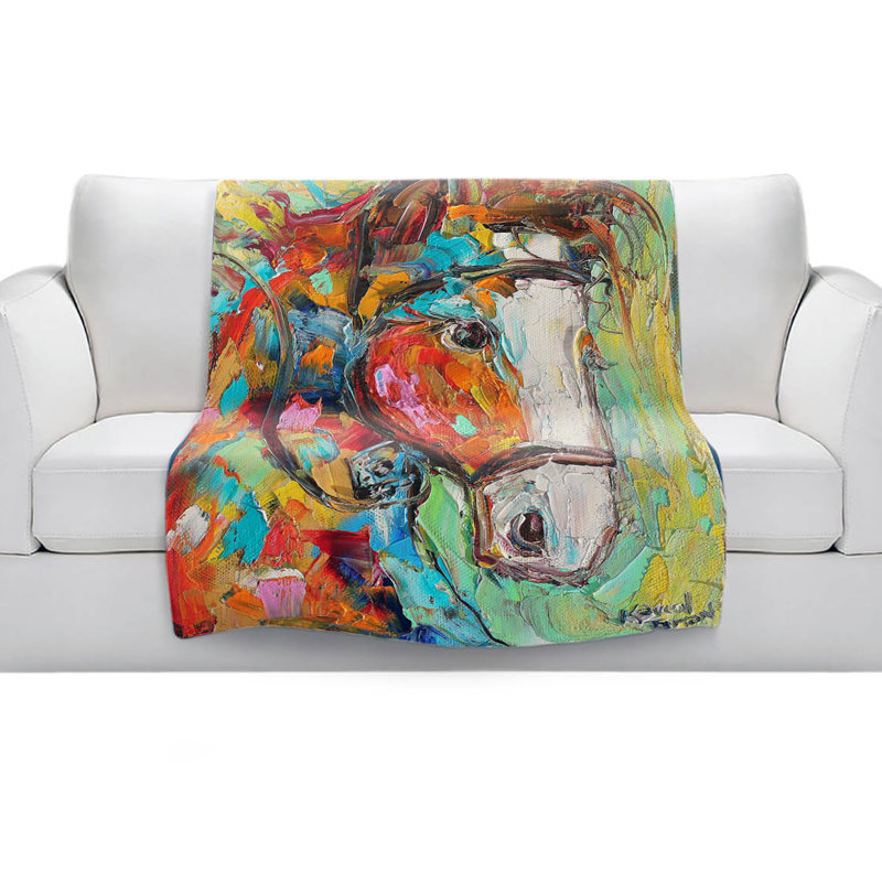 Couverture sherpa doux cheval cheval ii, l 51 po x L 60 po