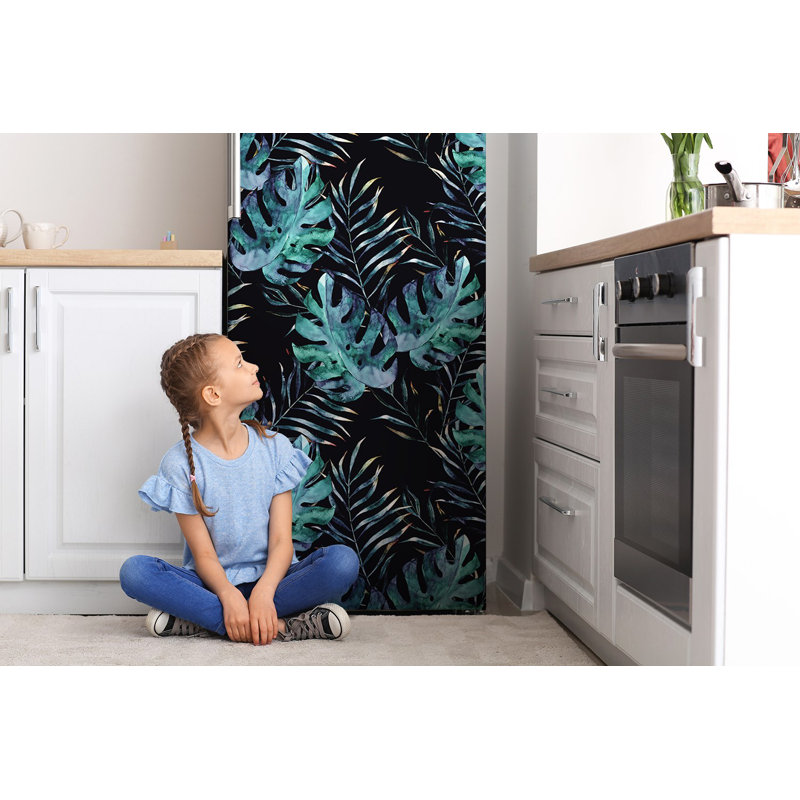 Plants & Flowers Door Decal, 190'' H x 70'' W