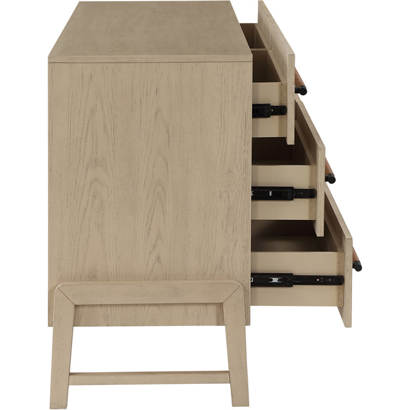 Franclin 62'' W 6 - Drawer Dresser, Natural