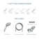 Attune 5-Function Handheld Shower Head
