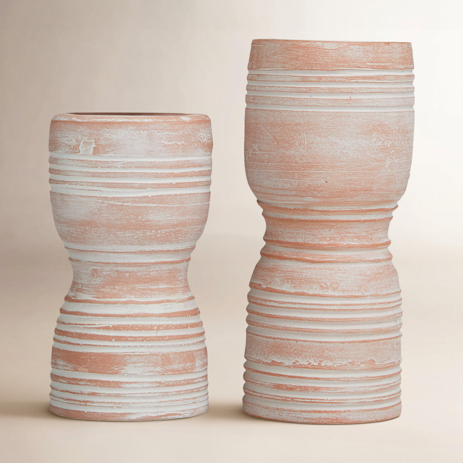 Elverie 2-Piece Ceramic Pillar Set