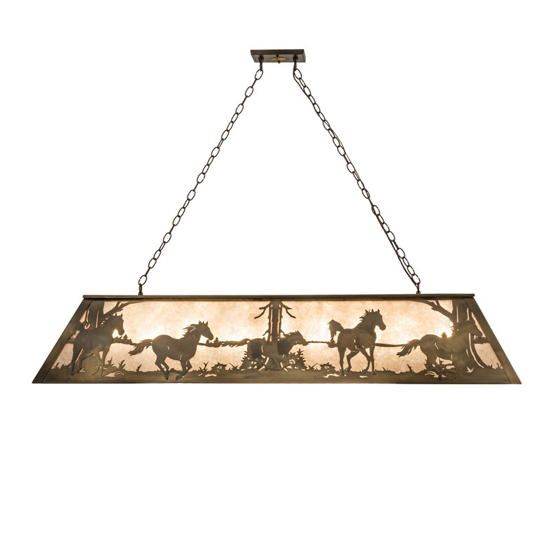 Rustic Lodge 9 - Light Pendant, Antique Copper