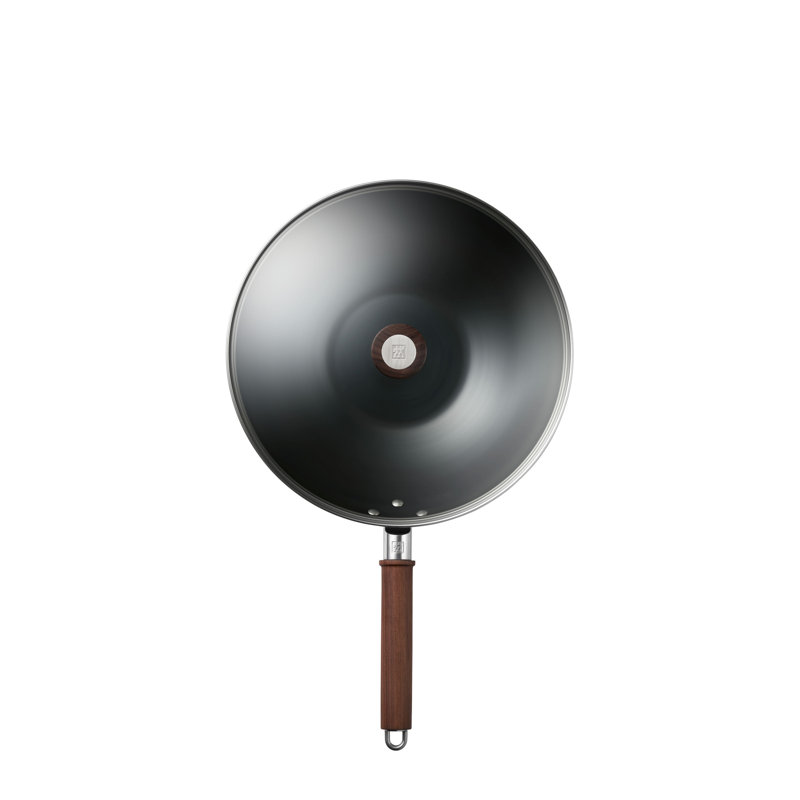 Dragon 11.81" Carbon Steel Wok with Lid