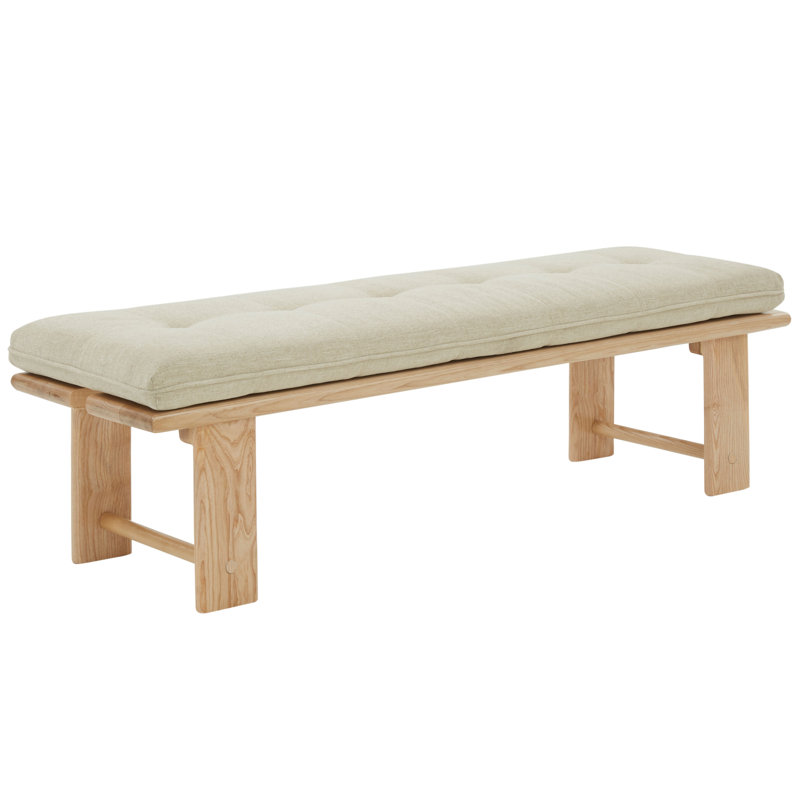 Banc rembourré Parkston, Naturel