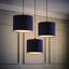 22cm H Blended Fabric Drum Pendant Shade-1484457555