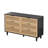 51.18" 6-Drawer Rattan Storage Cabinet with White Slides - for Bedroom & Living Room-1784137445