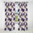 Damask Purple And White Art Deco Pattern I - Damask Curtain - Blackout Curtain - 1 Panels-107534584