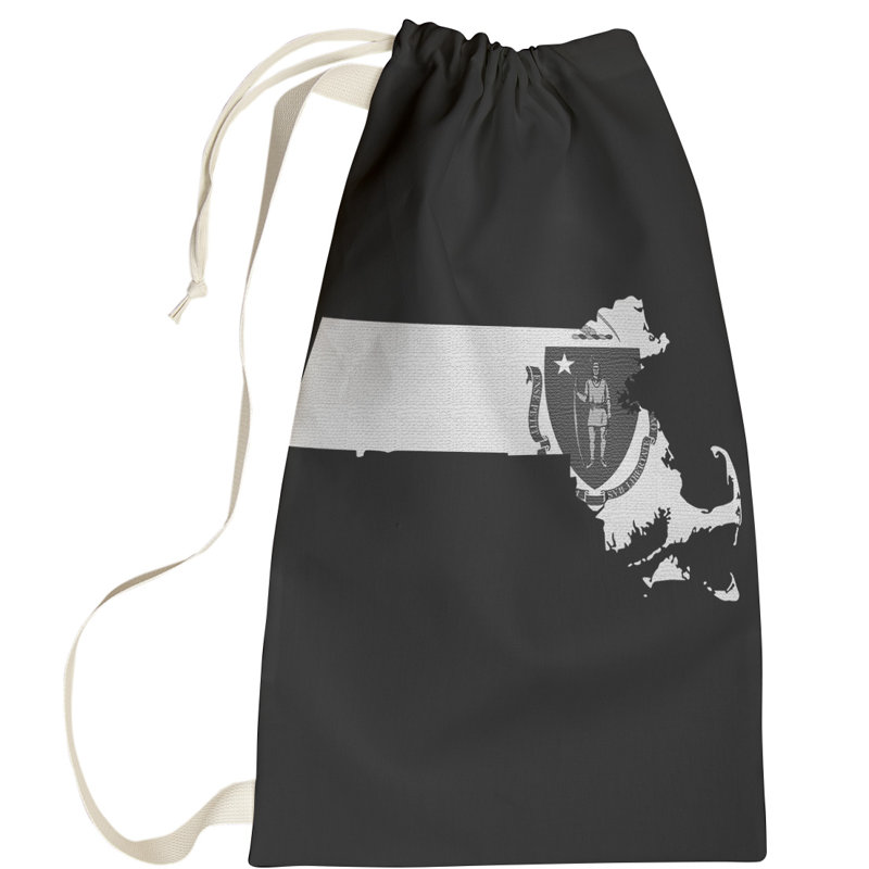Sac à linge united states flag, Petit H 64 po x l 20 po x P 1,5 po, Noir gris blanc, Louisiane