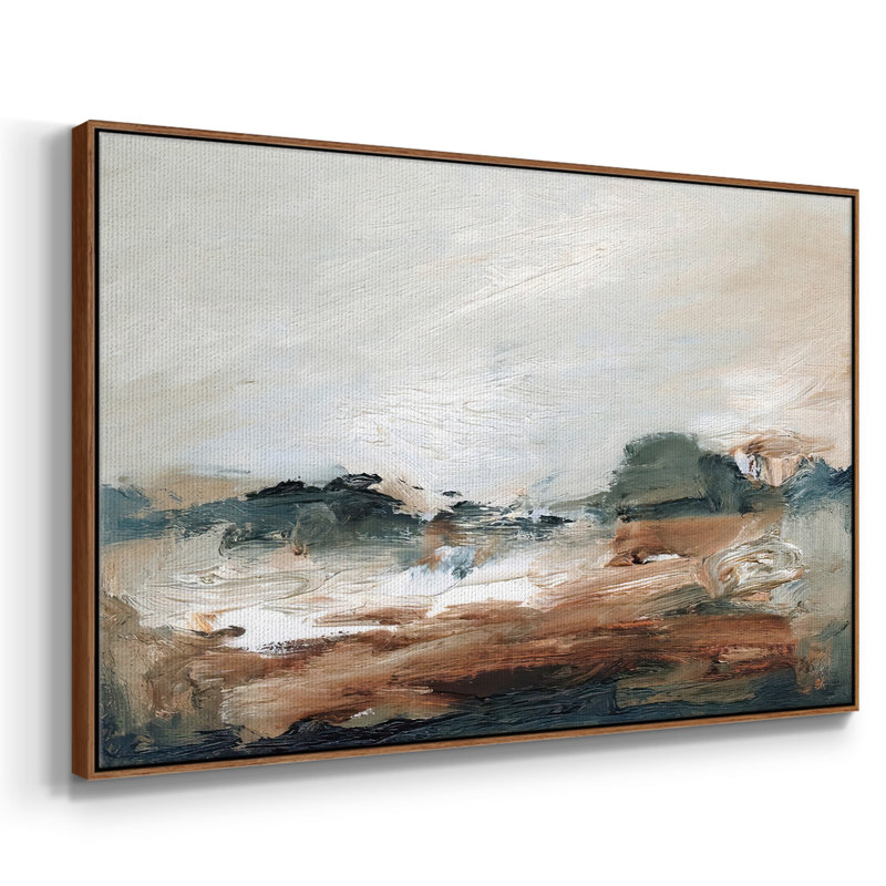 «Lingering Light III», reproduction sur toile encadrée, H 25 po x l 37 po x P 2 po, Cadre noyer