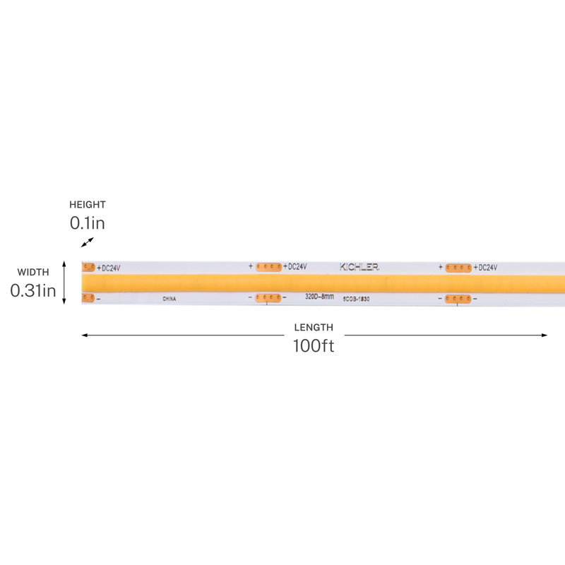 Ruban sec 6T Series Standard 4000K 100-PI 6T Series, H 0,1 po x l 1200 po x P 0,31 po