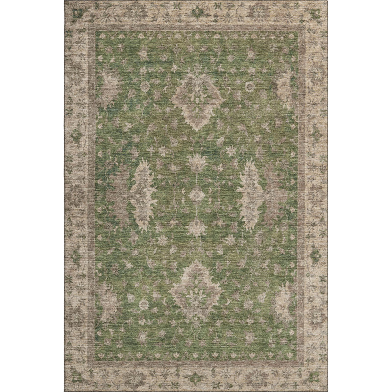 Tapis lavable à la machine Premium Premium Bucz AMF1739, Rectangulaire 8 pi x 10 pi