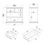 Bosanski 96.2 cm W Chest of 4 Drawers