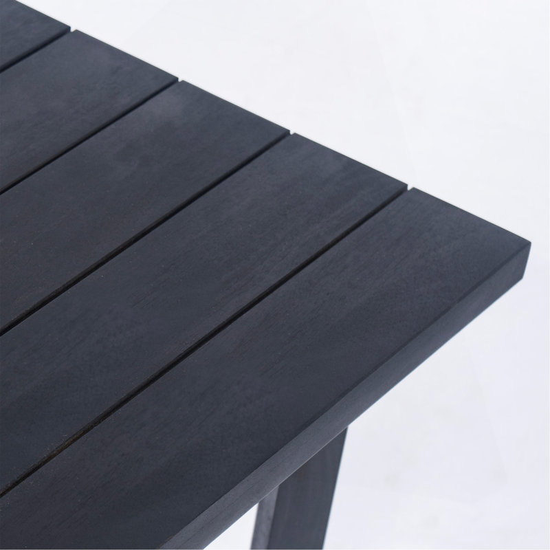 Square Side Table, Black