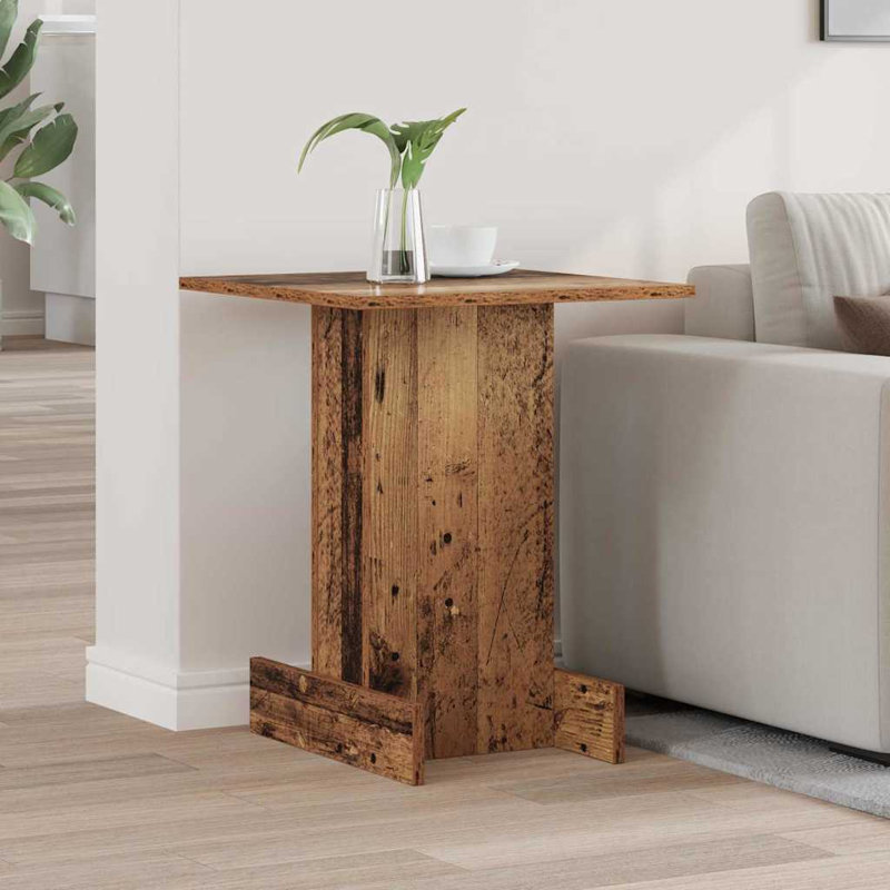 End Table, Old Wood