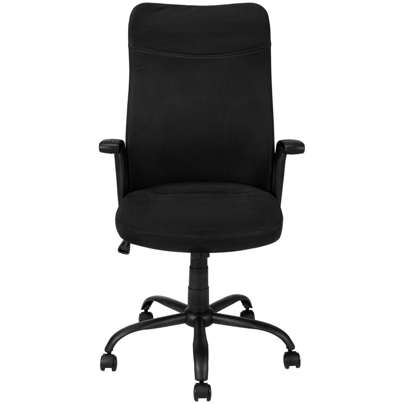 Chaise de bureau moderne, filet noir, hauteur réglable, pivotante, chaise ergonomique pour la zone de travail: ergonomie à 360 degrés, filet et métal, efficacité et confort optimaux