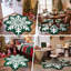 Tapis de Noël lavables, antidérapants, à poils courts et doux, à carreaux, pour salon et chambre.-1680023041-1680023044
