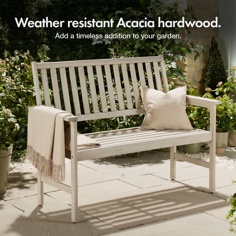 Solid Wood Outdoor Bench