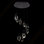 Martini 9 Light LED Multi-Light Pendant