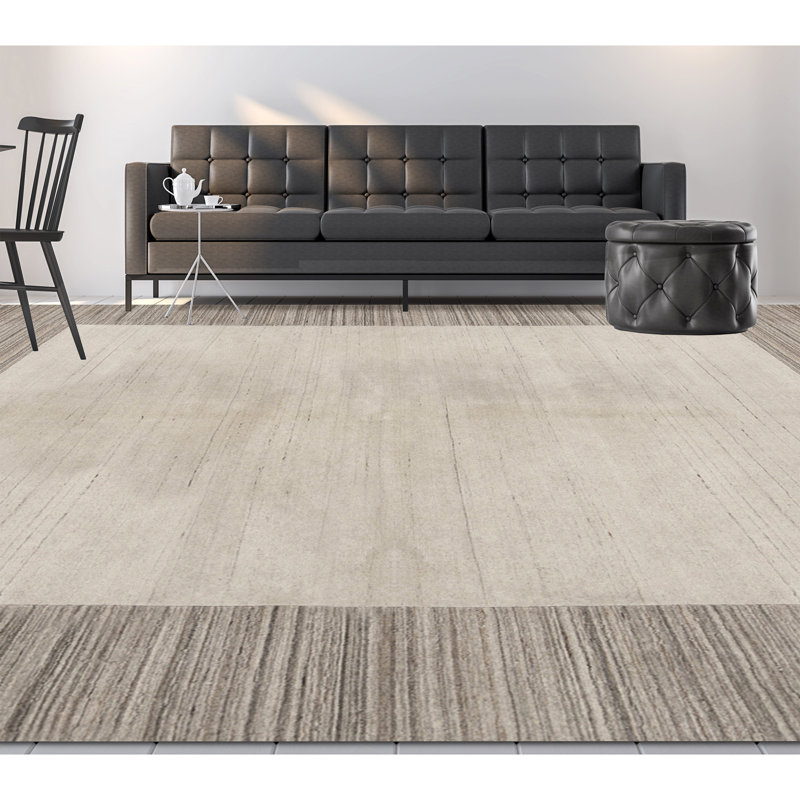 Wool Striped Area Rug
