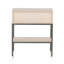 Table de chevet Trey - peuplier colombe