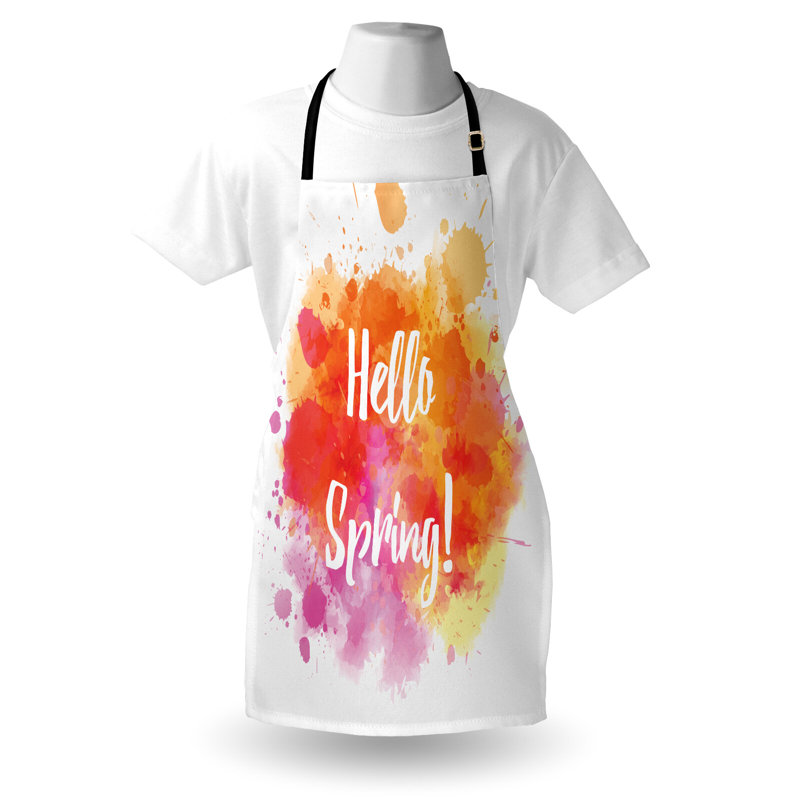 No Pattern Bib Apron