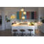 Annesa 3-Light Gold Pendant – A Modern Industrial Ceiling Light Adjustable.-1264973831