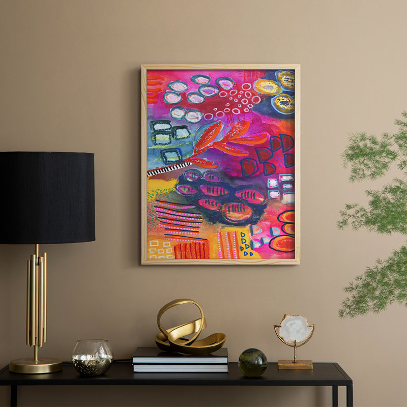 Vivaciously Changing I Framed Print - Solid Wood, 21" H x 17" W