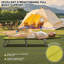 Lit de camp pliant pour adultes, lit de camp robuste à 5 angles pour lit de camp robuste avec sac de transport, lits de camp de voyage Oxford de 1200 D-113722012