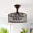 18" Windermere Caged Crystal Ceiling Fan with Light and Remote-807180867