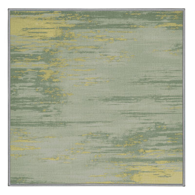 Tapis abstrait lavable à la machine