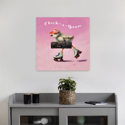 Roller Chick, oiseau contemporain, art urbain