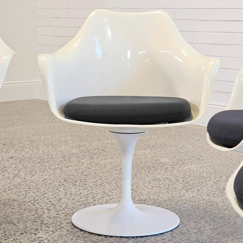Chaise avec accoudoirs Alina, Black