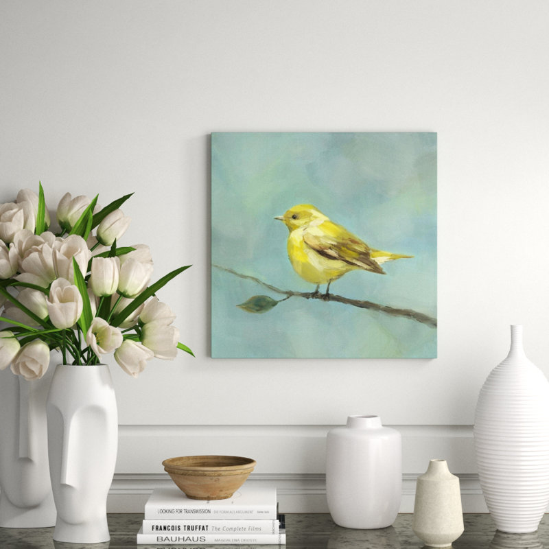 Baby Bird II Painting by Beverly Fuller, Brush Gel, 20" H x 20" W