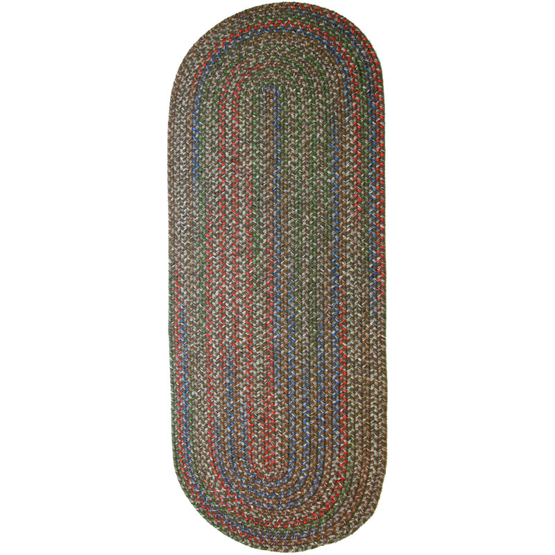 Deckerville Indoor / Outdoor Rug, Oval Runner 2' x 8'