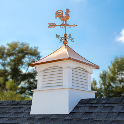 Pontmain Vinyl Animals Cupola & Weathervane Set