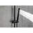59-Inch Hose Handheld Shower With Safe And Build In Matte Black Stainless Steel Adjustable Height Construction