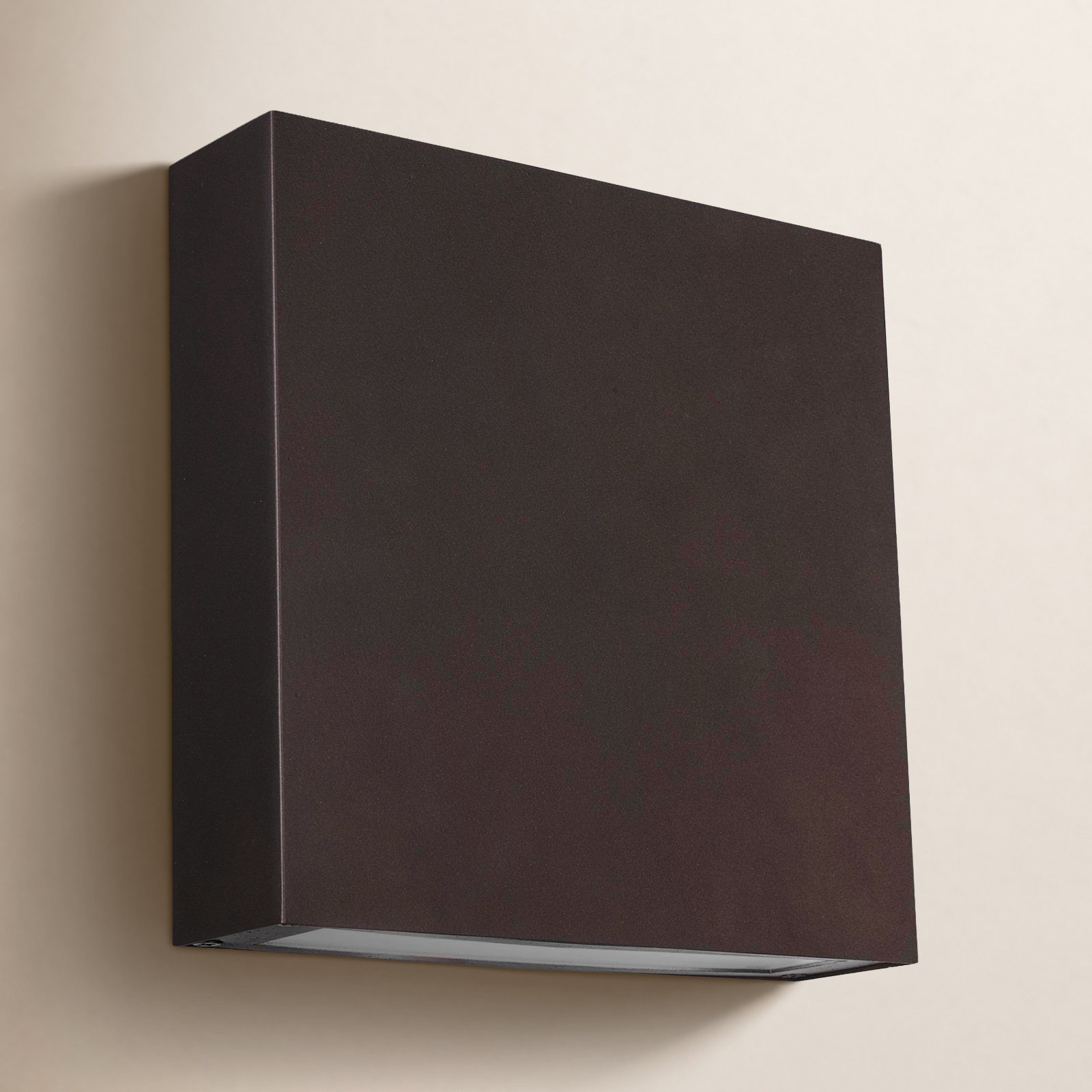 Doyce Outdoor LED Wall Light, Bronze