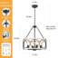 Lustre cylindrique rustique à 4 lumières Reback-951194609