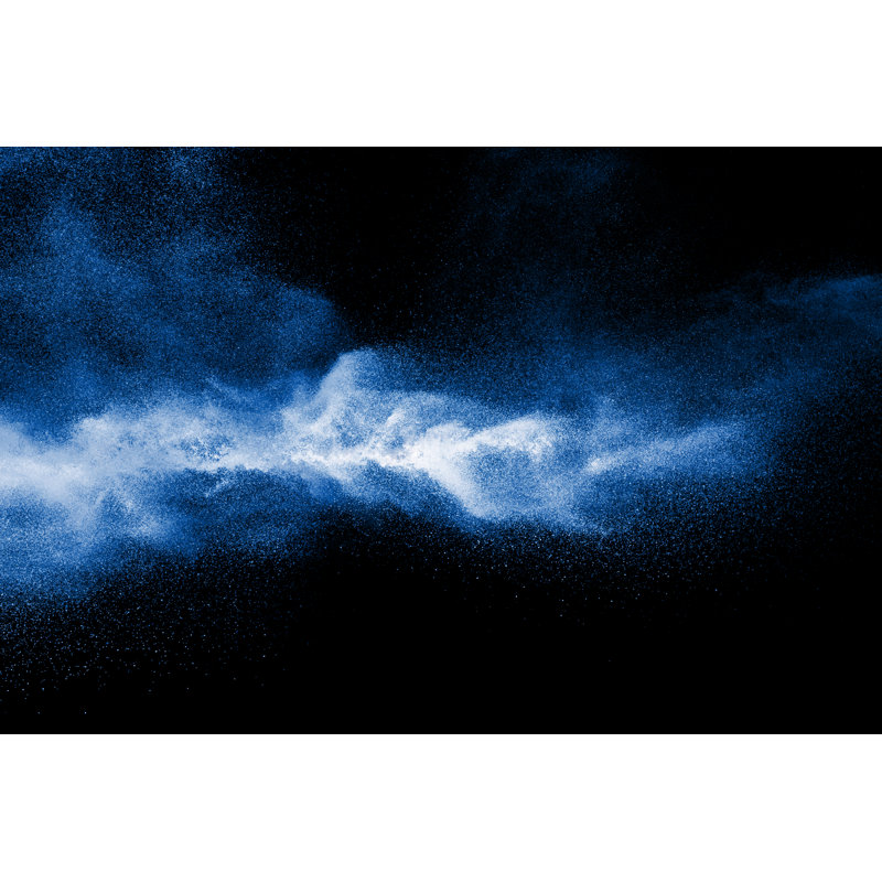 Splash Of Blue Color by Pattadis Walarput - Wrapped Canvas Print, 20cm H x 30cm W x 3.8cm D