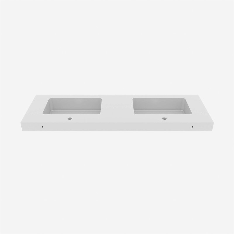 Élégant lavabo en quartz noir mat, durable et moderne pour les rénovations de salle de bain