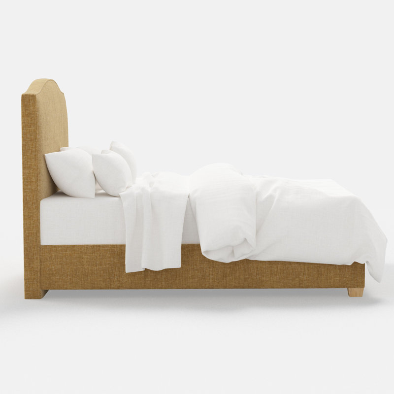 Upholstered Bed, King, Performance Textured Weave River