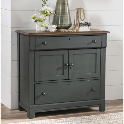 Country Living Vintage Market Washstand Accent Chest (2 Drawers, 2 Doors)