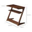 Silhouette Solid Wood End Table-489470104