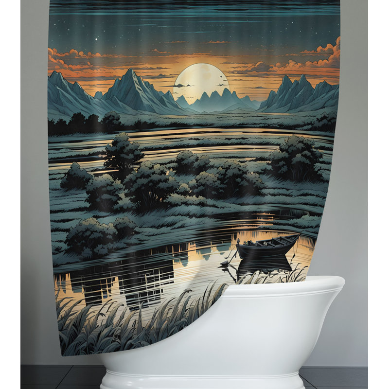 Rideau de douche Diago, H 72 po x l 70 po