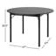 Asta 47'' Round Dining Table