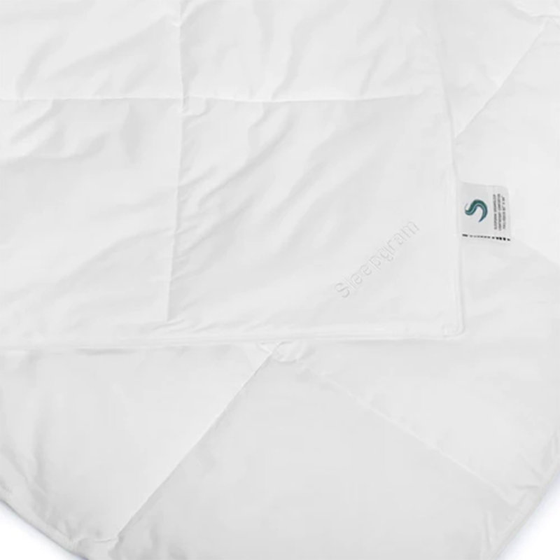 Édredon en coton brodé pré-rétréci Hokku Designs, blanc, Grand lit